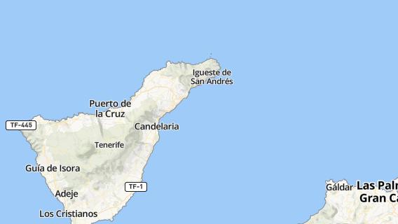 mapa de la ciudad de Santa Cruz de Tenerife