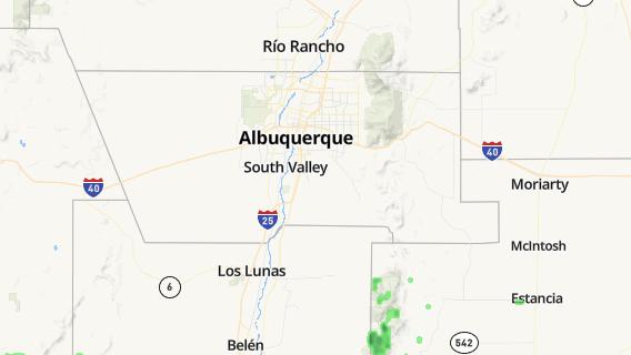 mapa de la ciudad de Albuquerque