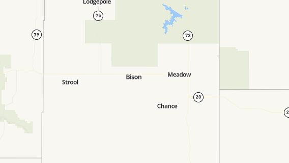 mapa de la ciudad de Bison