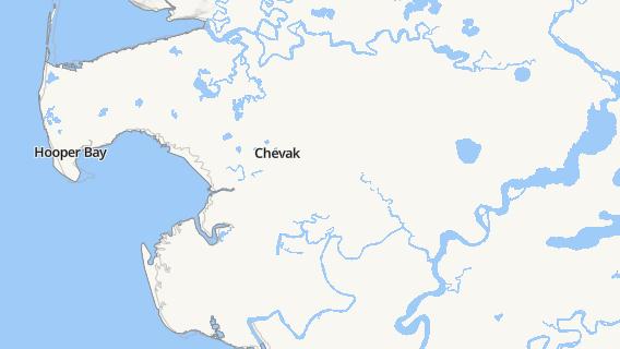 mapa de la ciudad de Chevak