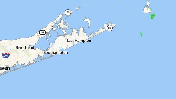 mapa de la ciudad de East Hampton North