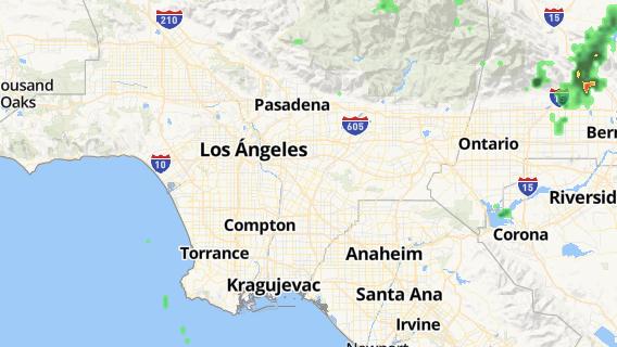 mapa de la ciudad de East Los Angeles
