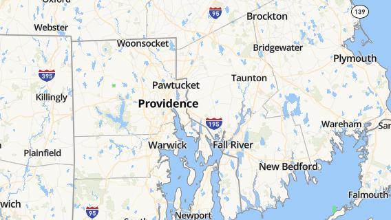 mapa de la ciudad de East Providence