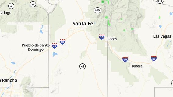 mapa de la ciudad de Eldorado at Santa Fe