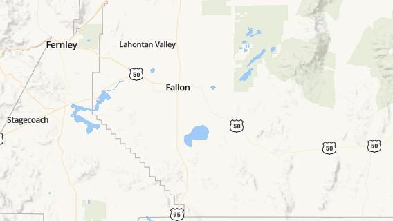 mapa de la ciudad de Fallon