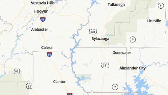mapa de la ciudad de Fayetteville