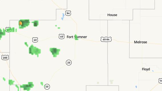 mapa de la ciudad de Fort Sumner