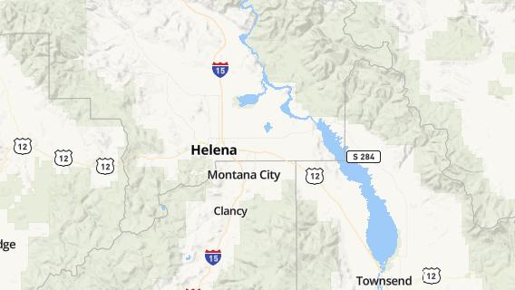 mapa de la ciudad de Helena Valley Northeast