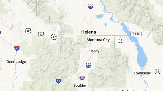 mapa de la ciudad de Helena West Side