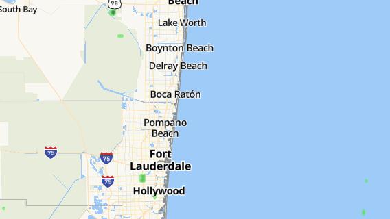mapa de la ciudad de Highland Beach