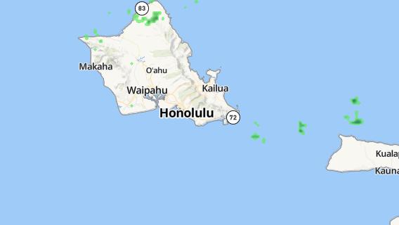 mapa de la ciudad de Honolulu