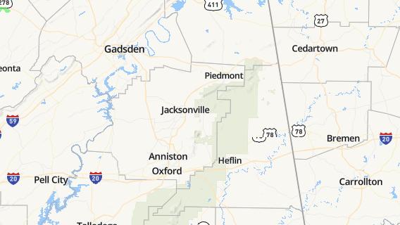 mapa de la ciudad de Jacksonville