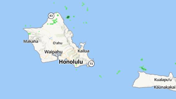 mapa de la ciudad de Kailua