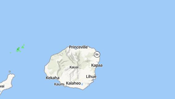 mapa de la ciudad de Kilauea