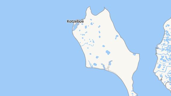 mapa de la ciudad de Kotzebue
