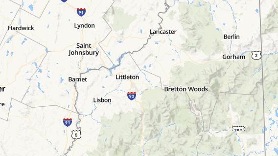 mapa de la ciudad de Littleton
