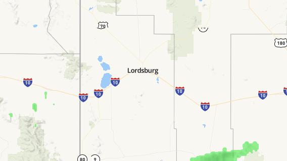mapa de la ciudad de Lordsburg