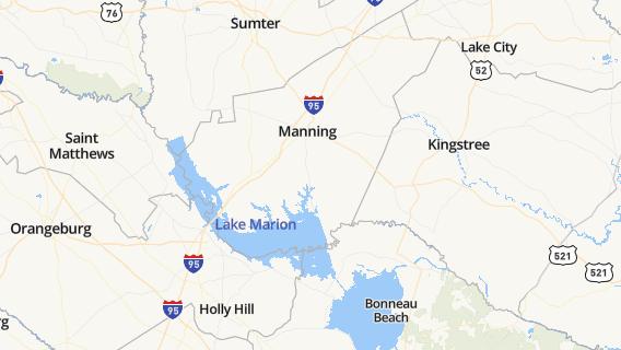 mapa de la ciudad de Manning