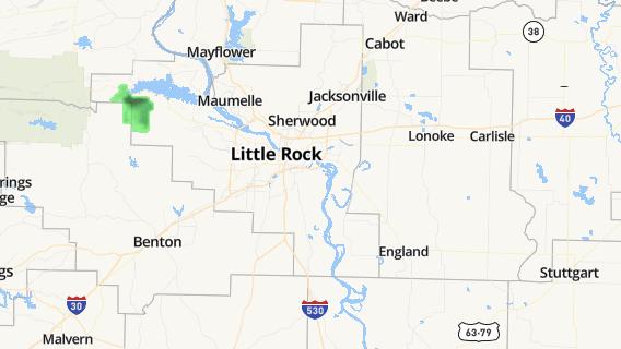 mapa de la ciudad de North Little Rock