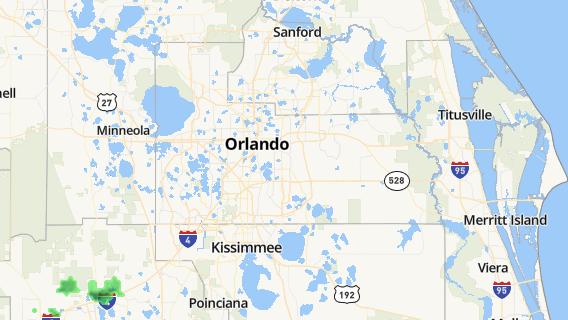 mapa de la ciudad de Orlando