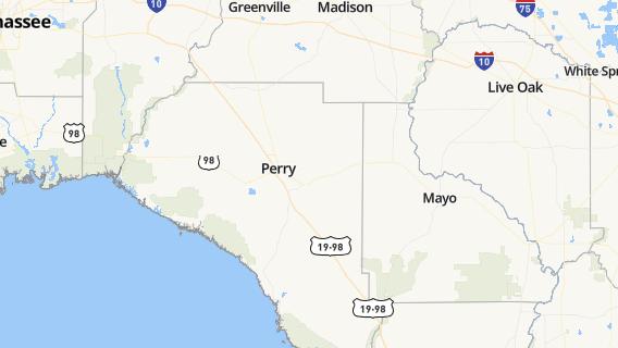 mapa de la ciudad de Perry