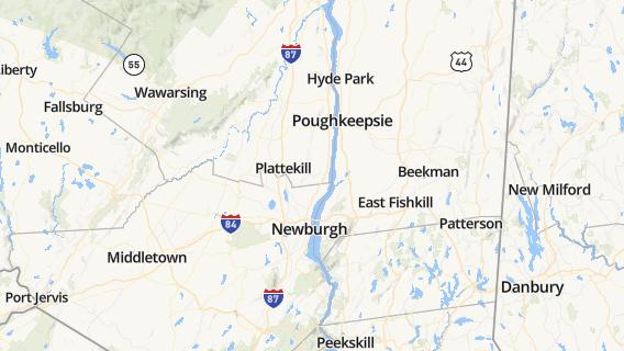 mapa de la ciudad de Plattekill