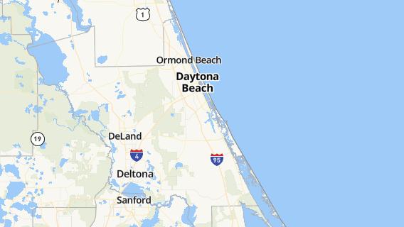 mapa de la ciudad de South Daytona