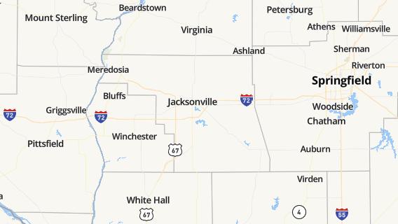 mapa de la ciudad de South Jacksonville