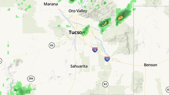 mapa de la ciudad de South Tucson