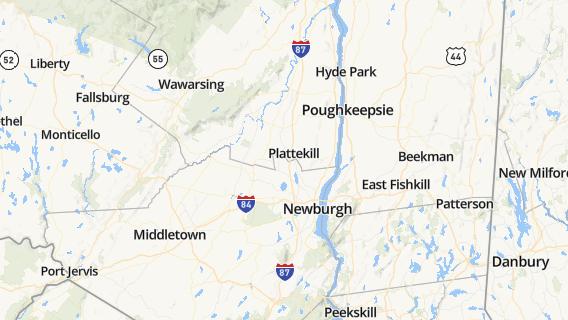 mapa de la ciudad de Wallkill
