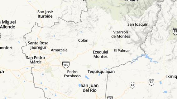 mapa de la ciudad de Ajuchitlan