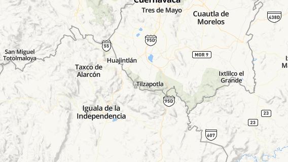 mapa de la ciudad de Amacuzac
