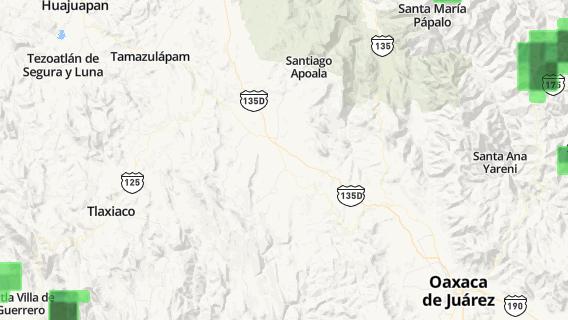 mapa de la ciudad de Asuncion Nochixtlan