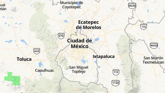 mapa de la ciudad de Azcapotzalco