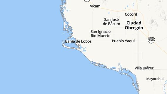 mapa de la ciudad de Bahia de Lobos