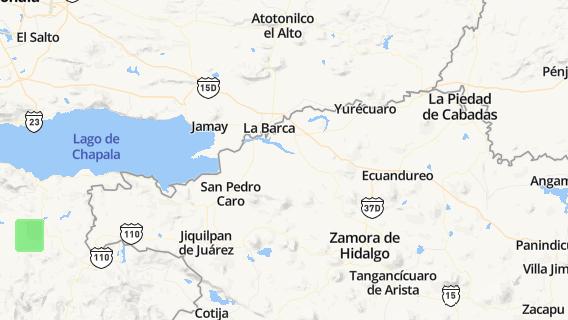 mapa de la ciudad de Brisenas de Matamoros