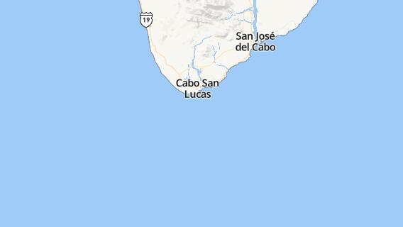 mapa de la ciudad de Cabo San Lucas