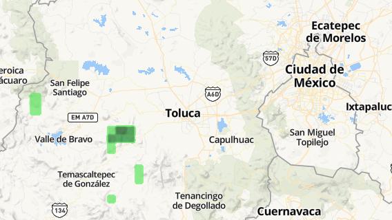 mapa de la ciudad de Calixtlahuaca
