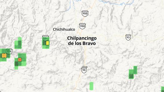 mapa de la ciudad de Chilpancingo