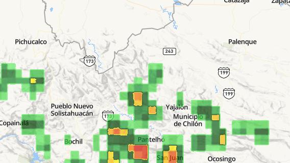 mapa de la ciudad de Chulum Juarez
