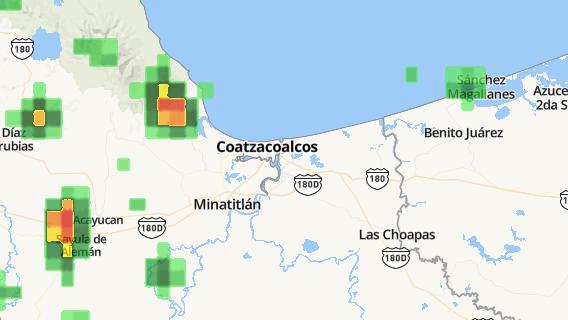 mapa de la ciudad de Coatzacoalcos