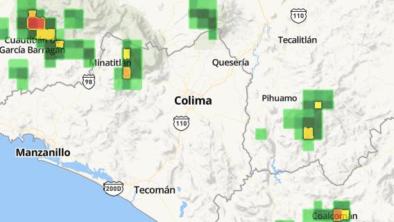 mapa de la ciudad de Colima