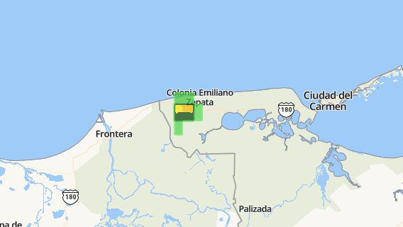 mapa de la ciudad de Colonia Emiliano Zapata