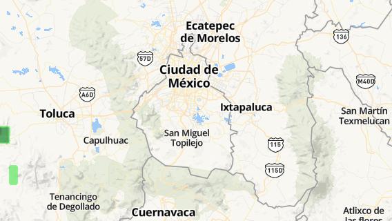 mapa de la ciudad de Coyoacan