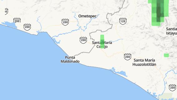 mapa de la ciudad de Cuajinicuilapa de Santa Maria