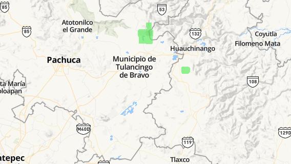 mapa de la ciudad de Cuautepec de Hinojosa