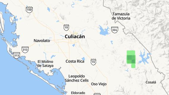 mapa de la ciudad de Culiacan
