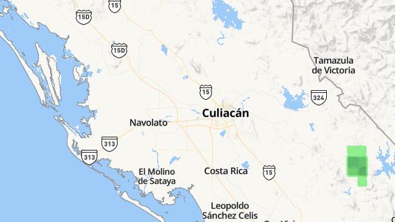 mapa de la ciudad de Culiacancito