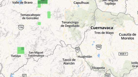 mapa de la ciudad de El Progreso Hidalgo