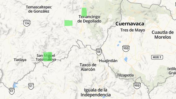 mapa de la ciudad de El Terrero